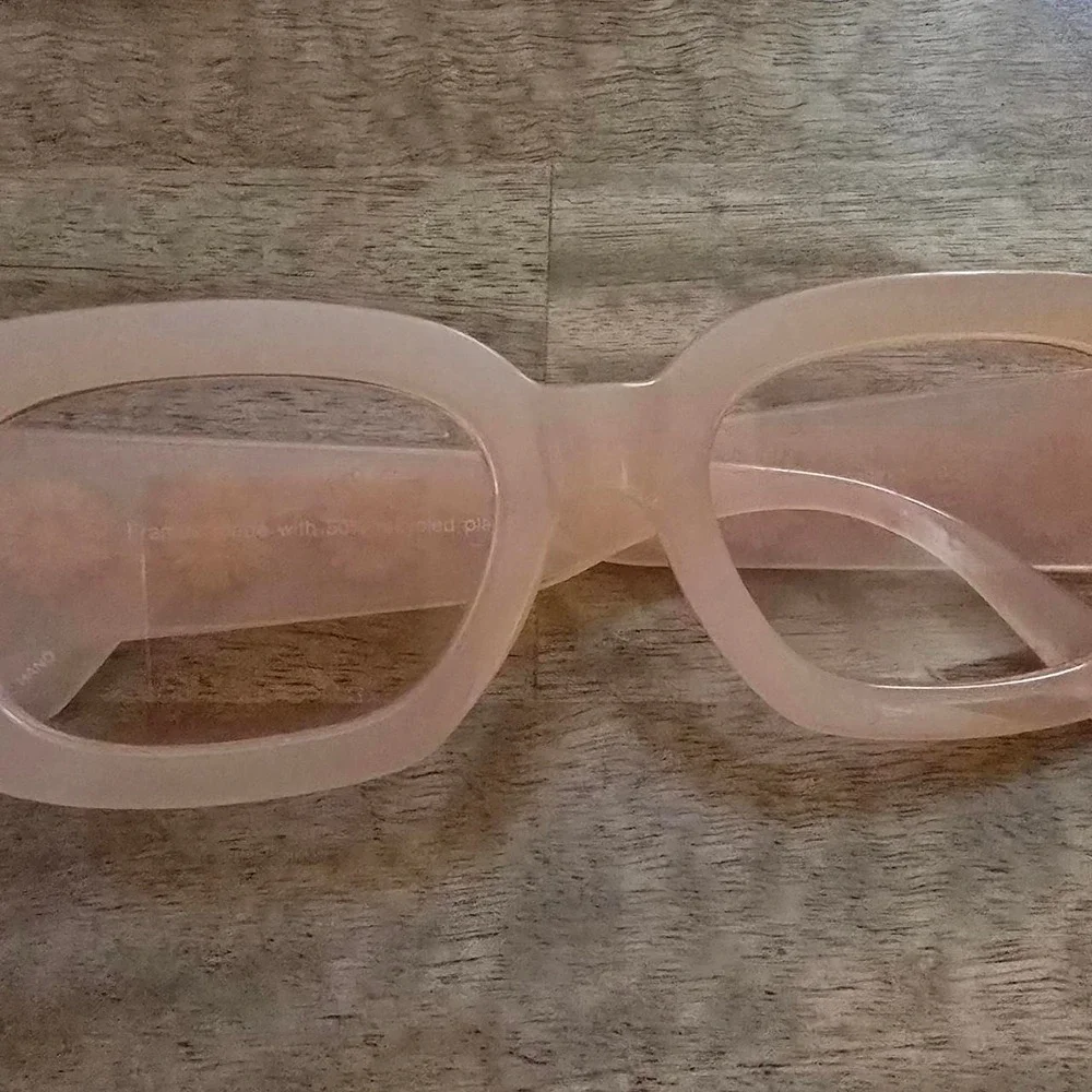 kids Pink daisy play glasses with white daisies with yellow centers